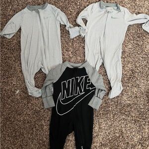 Nike Kids Footies Set - Black and Gray